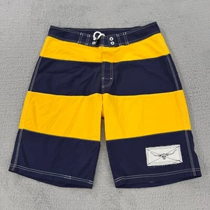 RM Williams Shorts mens 34 striped board swim trunks western rodeo surf beach - Picture 1 of 6