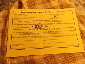 2006 JAPAN OPEN Star Sidewinder CERT OF AUTHENTICITY #47/50 Signed: Sam Ferrans - Picture 1 of 3