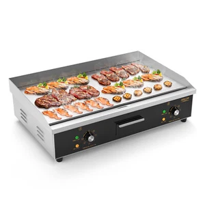 30" Electric Countertop Flat Top Griddle, 3000W Electric Teppanyaki Grill - Picture 1 of 8