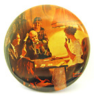 Pinback Button NORMAN ROCKWELL Couples Playing Cards 1-3/4" Diameter Unbranded