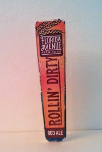 Florida Avenue Brewing - ROLLIN' DIRTY RED ALE - Tap Handle Westley Chapel FL - Picture 1 of 2