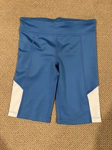 Girl's Nike Compression Shorts CJ7562-402 Blue medium Biker - Picture 1 of 1