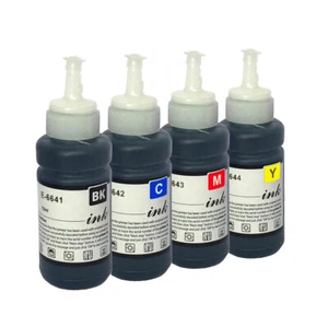 Bottiglia di inchiostro, da utilizzare con Epson EcoTank L565 L655, L1300, L365, 664, NON OEM, LOTTO - Foto 1 di 17