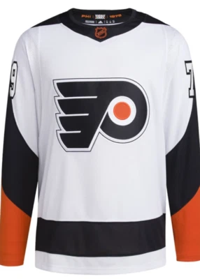 $240 Adidas Carter Hart Men's Reverse Retro Hockey Jersey, White, size: 50 - Image 1 of 2