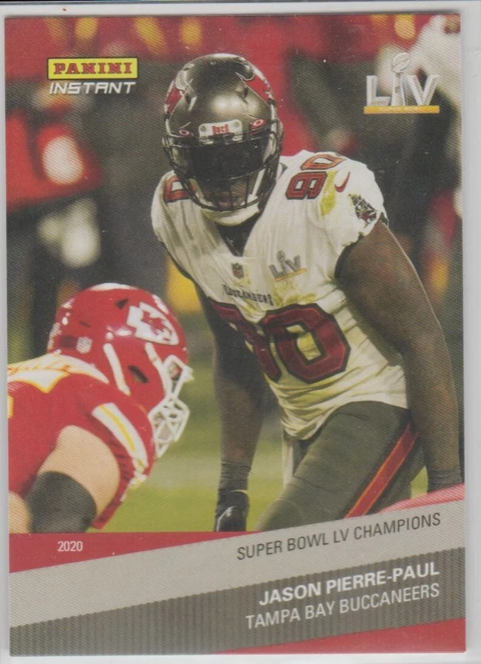 2020 Panini Tampa Bay Buccaneers Super Bowl LV Champions #19 Jason Pierre-Paul - Image 1 of 1