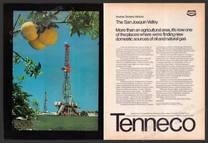Tenneco San Joaquin Valley of California 1970s Print Advertisement (2 pgs) 1979 - Bild 1 von 1