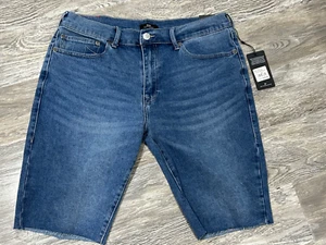True Religion Herren Urban Cowboy Ricky Klappe roher Saum Shorts Größe 36 Stil 700575 - Bild 1 von 8
