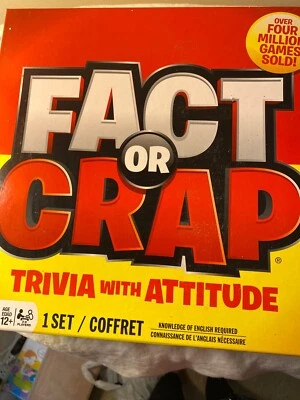 FACT OR CRAP Trivia with Attitude Party Game by Spin Master - 8 - Image 1 of 4