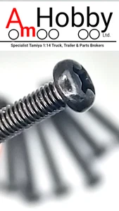 Tamiya 9805895/19805895 3x20mm Screw (8 Pcs.), (M05/M06/M07/CC01/XV-01), - Picture 1 of 5