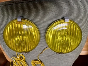 Lumax Fog Lights Lamps 1970s New Old Stock NOS Pr Tr6 MGB XJ6 MG Made in England - Picture 1 of 6