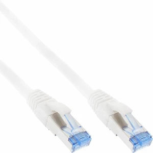 5x InLine Patchkabel, S/FTP (PiMf), Cat.6A, 500MHz, Kupfer, weiß, 0,25m - Bild 1 von 3