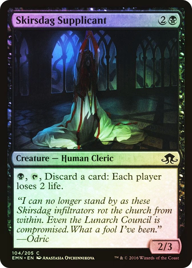 MTG FOIL Skirsdag Supplicant  - Eldritch Moon #104 - Image 1 of 1