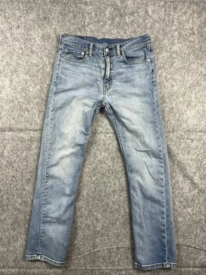 Pantalones de mezclilla para hombre Levis 513 calce recto azul lavado claro al aire libre talla 34x32 Foto 1 de 4