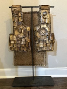 Tribal Woven Torajan Warriors Armor Vest Tanah Toraja Sulawesi Indonesia Art - Picture 1 of 10