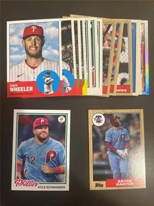 2022 Topps Archives Philadelphia Phillies Master Team Set 16 Cards SP & Inserts - Picture 1 of 1