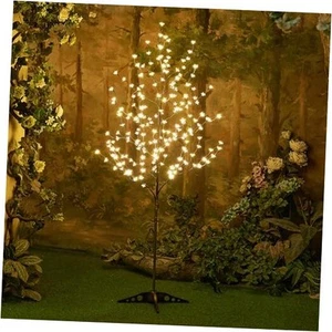 6.5 feet 208L LED Lighted Cherry Blossom Tree, Warm White, Decorate Home - Picture 1 of 7