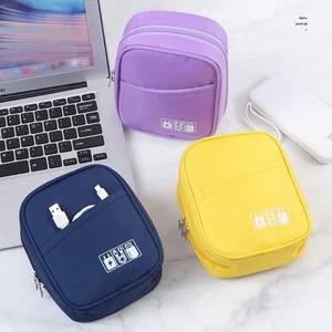 Oxford Reise kabel tasche Stoßfest Ladegerät Datenkabel USB-Tasche Organizer - Afbeelding 1 van 12