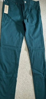 Ralph Lauren Dark Green Skinny Trousers – Stretch Cotton, Tight Fit, UK 8, NWT - Image 1 of 4