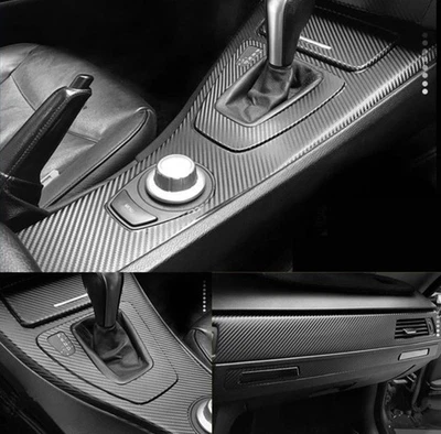 Calcomanía interior de fibra de carbono 3D 20 piezas para BMW 320i 325i 328i E90 E92 E93 Foto 1 de 4