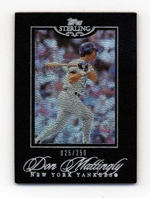 DON MATTINGLY 2006 TOPPS STERLING #126 RARE BASE CARD SP #025/250 BF9259 - Image 1 of 2