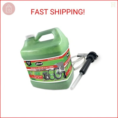 Slime 10204 Bike Tube Puncture Repair Sealant with Pump, Prevent and Repair, Sui - Image 1 of 2