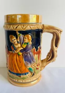 GERMAN Beer Stein Vintage Ceramic Tankard Mug 1 Piece Made In Japan VGC 15cm - Picture 1 of 7