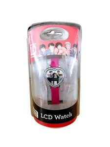 2012 Heart Shaped 1D One Direction Digital Watch Pink Band New In Packaging - Picture 1 of 4