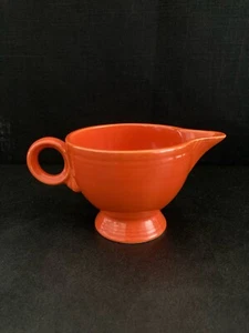 Vintage Fiesta Creamer in Original Red Glaze Circa 1936-1942 - Picture 1 of 2