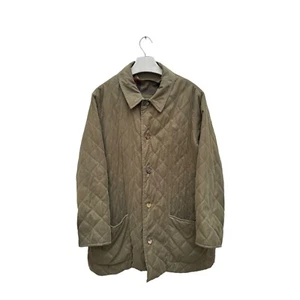 Hermes Kaki Quilted Jacket Detachable Wool Lining Size L - Picture 1 of 10