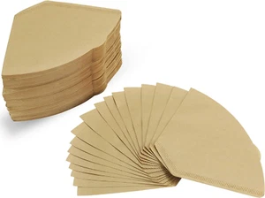 #4 Coffee Filters (100 Count), Unbleached Coffee Filters Made with Firm, Crepe-T - Picture 1 of 12