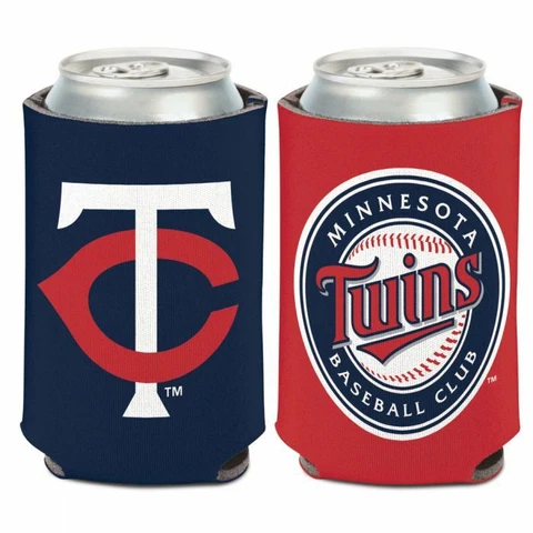 MINNESOTA TWINS 2 SIDED SOFT FOAM CAN BOTTLE COOZIE KOOZIE COOLER Cover