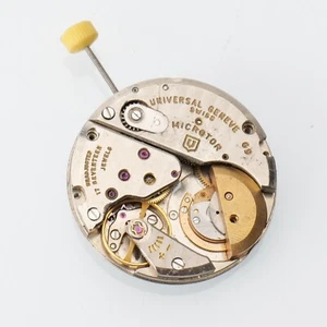 Vintage Universal Geneve Polerouter Cal. 69 Movement MicrotorParts Repairs - Picture 1 of 3