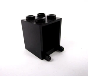 LEGO Black Container Box 2x2x2 Ref 4345 - Picture 1 of 1