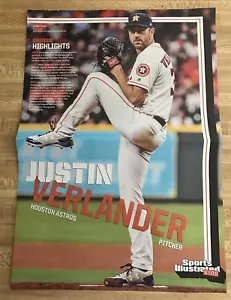Poster Justin Verlander sport illustrato per bambini Houston Astros - Foto 1 di 3