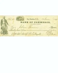 Robert E. Lee Reproduction Cancelled Check and 8 x 10 Photo - Picture 1 of 4