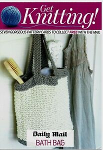 Sac de bain à tricoter, coton Debbie Bliss DK MODÈLE DE TRICOT FACILE