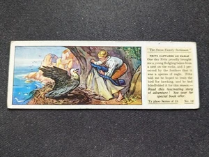 1935 Ty-Phoo Swiss Family Robinson Card # 12 Fritz captures an Eagle (VG/EX) - Picture 1 of 3