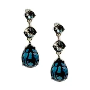 Givenchy Elegant Blue Drop Earrings - Picture 1 of 4
