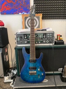 Ibanez S7721PB - 7 Saiter E-Gitarre - Neue Pickups! - Bild 1 von 10