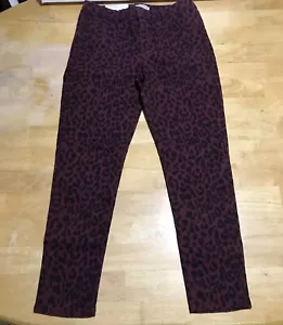 NUEVO Mujer Social Standard by Sanctuary Rojo Camuflaje Tobillo Ajustado Talla 8 - Imagen 1 de 10