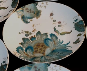 "Eliza Teal 222 Quinta Piatti Per Insalata/Dessert Piume 8 Disponibili Venduti Separatamente 6,5" - Foto 1 di 10