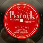 Paw 1610 Marie Adams - My Song / Sweet Talking Daddy 10" 78RPM, R&B 1952 E+