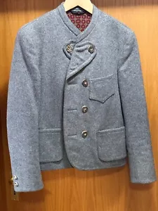Miesbacher Trachtenjacke, Grau (ohne Stickerei), Karl Jäger, (#T15), ca. Gr. 48 - Bild 1 von 3