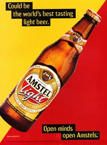 Anuncio de cerveza Amstel #12 raro 1998 fuera de uso muy raro difícil de encontrar - Imagen 1 de 2