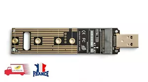 Adaptateur M.2 NVME SSD vers USB 3.1, Gen 2, 10Gbps, 2242/2260/2280 - Picture 1 of 7