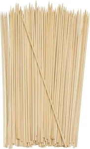 200 Stck. Bambus Holzspieße Stöcke 12 Zoll Holz BBQ Shish Kabob Fondue Party Grill - Bild 1 von 4