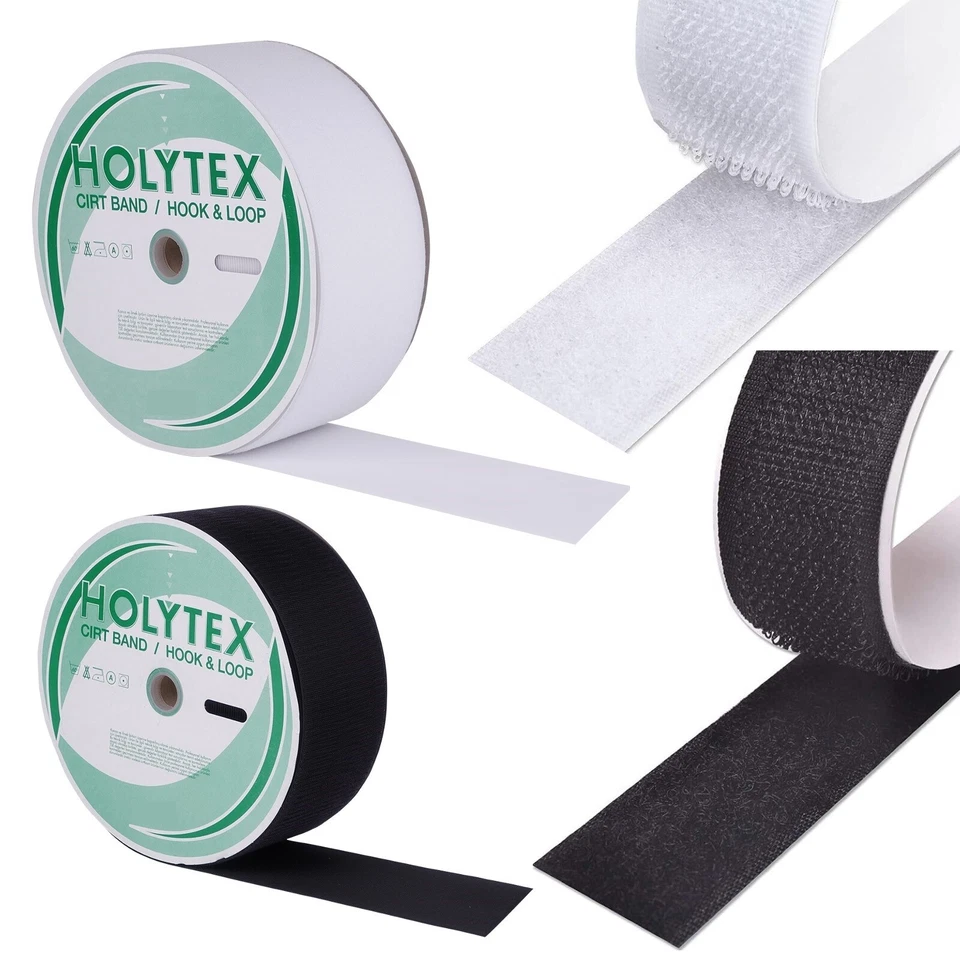 KLETTBAND SELBSTKLEBEND | Hakenband + Flauschband im Set | Klettverschluss stark - Bild 1 von 4