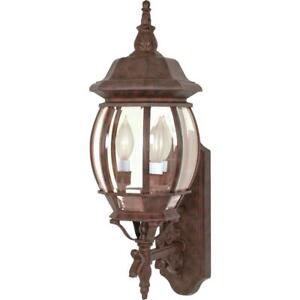 Nuvo Lighting 60/889 Central Park Outdoor Wall Light Old Bronze