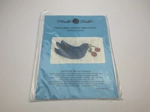 Mill Hill Treasured Lienzo Creaciones Arte Popular Bluebird Patrón de Punta de Aguja 4P - Imagen 1 de 3