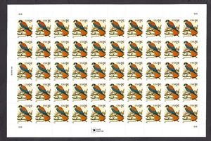 US Scott# 3031 1999 1c Pane of 50 American Kestrel P#9999 RM MNH VF - Picture 1 of 2